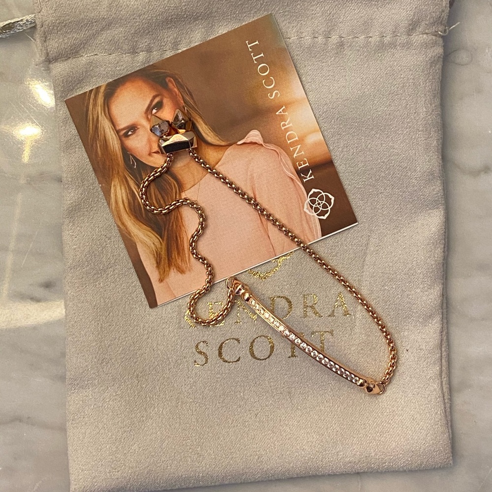 Kendra Scott rose gold Ott bracelet